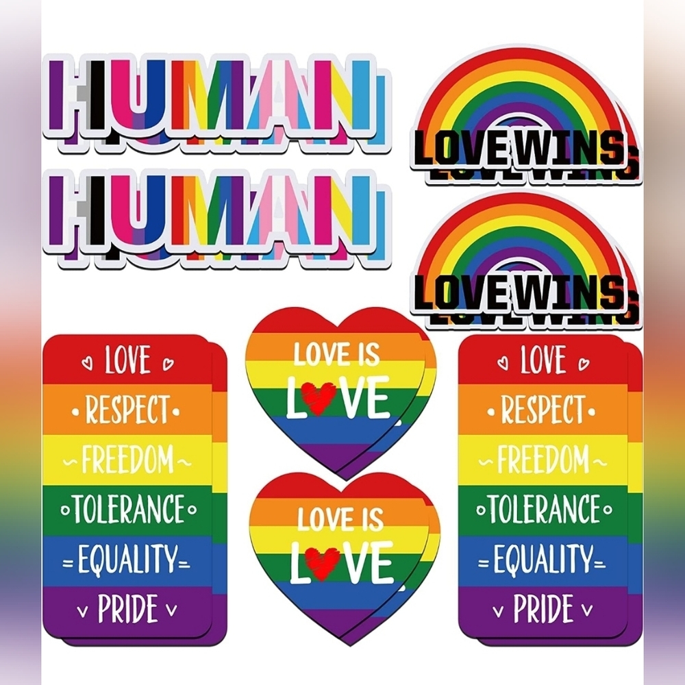 🌈🌈PRIDE Set of 4 Large Magnets Bundle ✨️NEW✨️